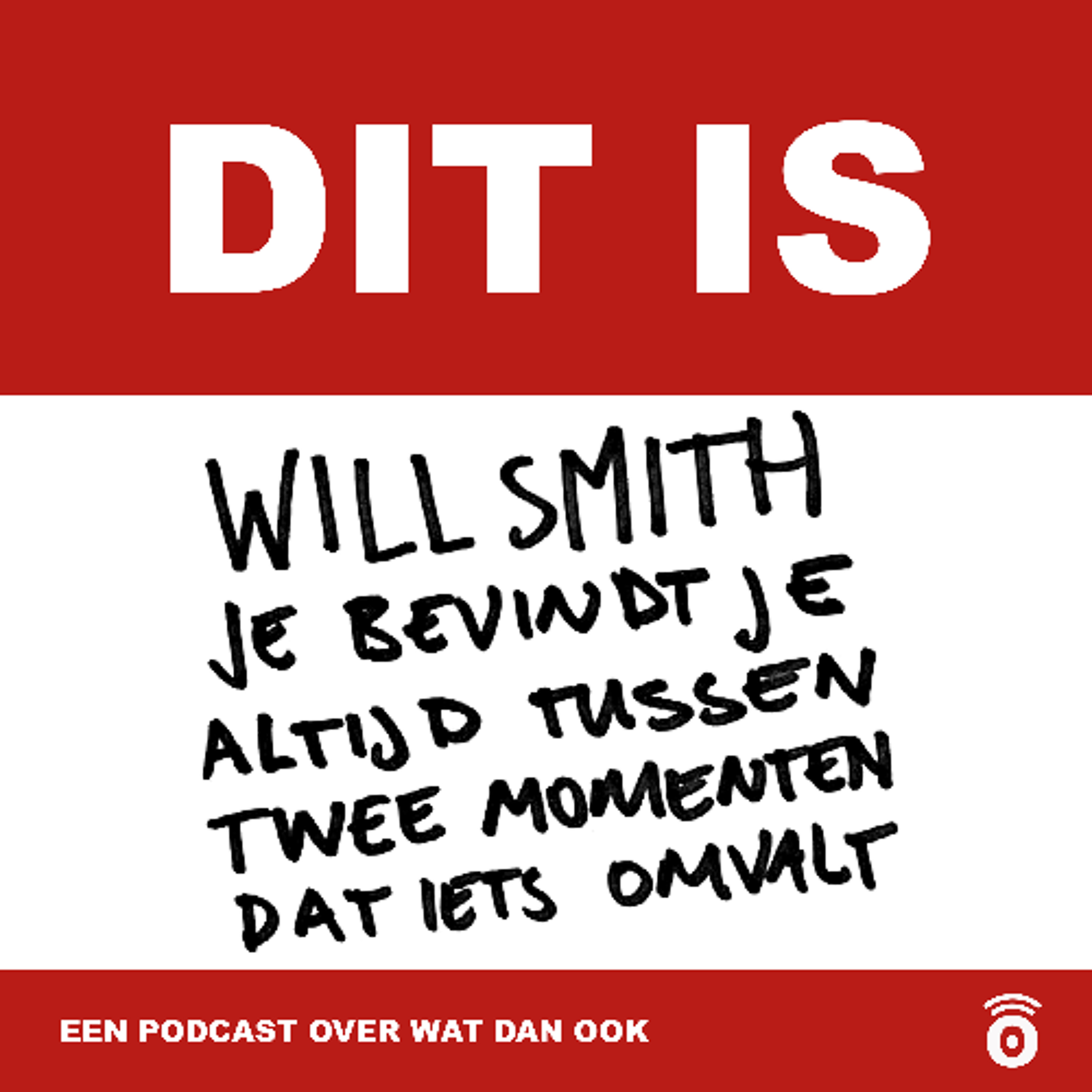 Dit is Will Smith, je bevindt je altijd tussen twee momenten dat iets omvalt