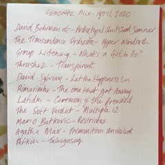 Concrète Mix - April 2020