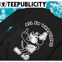 All FN Wrestling Steamboat Willie Mickey Mouse shirt