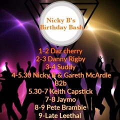 nicky b and gareth mcardle b2b - nickys birthday bash livestream