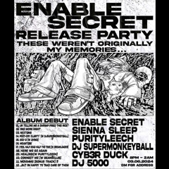sienna sleep enable secret album release party dj set 20240907