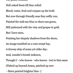 581 The Old Ships by James Elroy Flecker, read by Prunella Scales