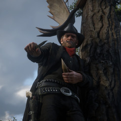 climbing up the mountain with John (rdr2)