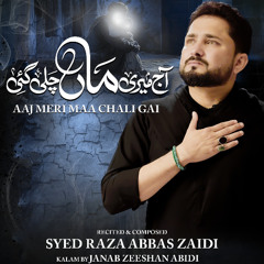 Aaj Meri Maa Chali Gai  --  Syed Raza Abbas Zaidi  --  Ayyam e Fatmiyah  --  2025
