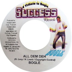 BOGLE - ALL DEM DEH (FIESTA RIDDIM) DJ BKSTORM REMIX