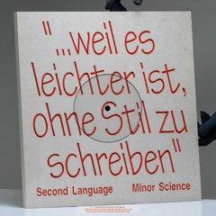 Minor Science - Second Language - WHYT028