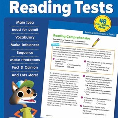 [PDF EPUB KINDLE] Download Scholastic Success with Reading Tests Grade 6
