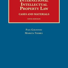 [VIEW] PDF 📕 International Intellectual Property Law, Cases and Materials (Universit