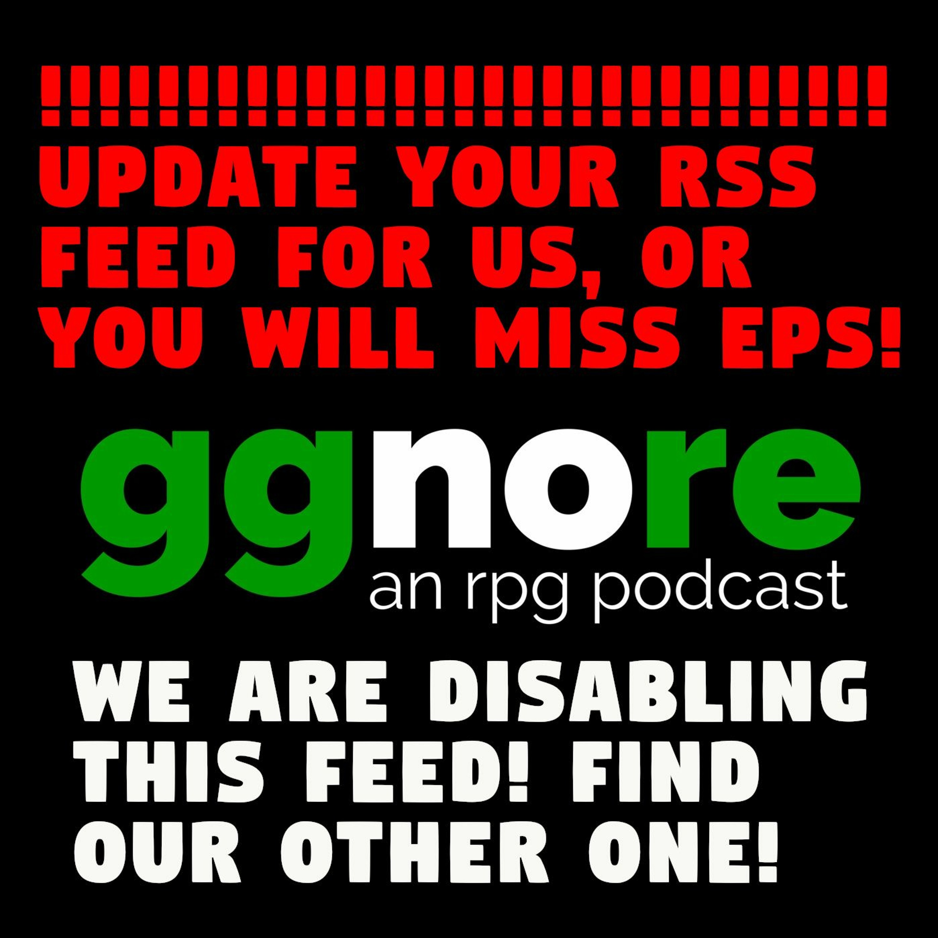 Please Update Your RSS Feed For Us