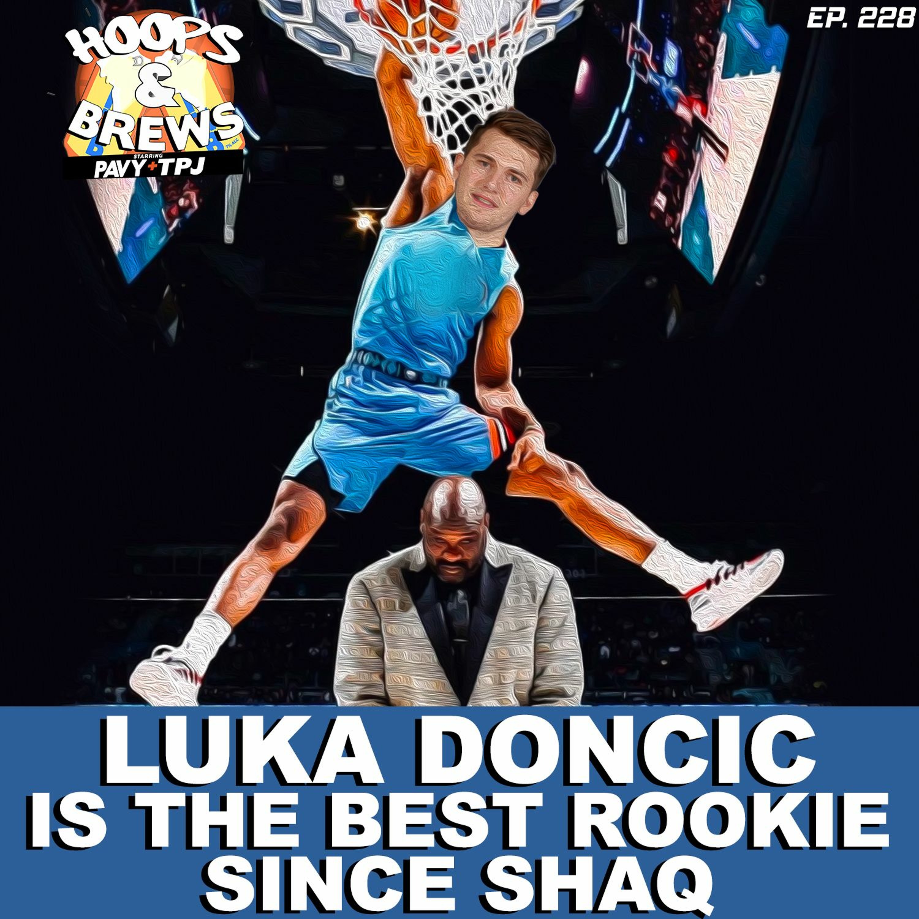 Hoops & Brews Ep. 228: Luka Doncic is the Best Rookie Since SHAQ episode artwork