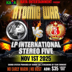 ATOMIC WAR 2025 LP VS STEREO FIVE