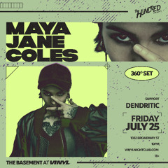 Recorded Live from Club Vinyl - 7-25-24 - Opening Set For Maya Jane Coles
