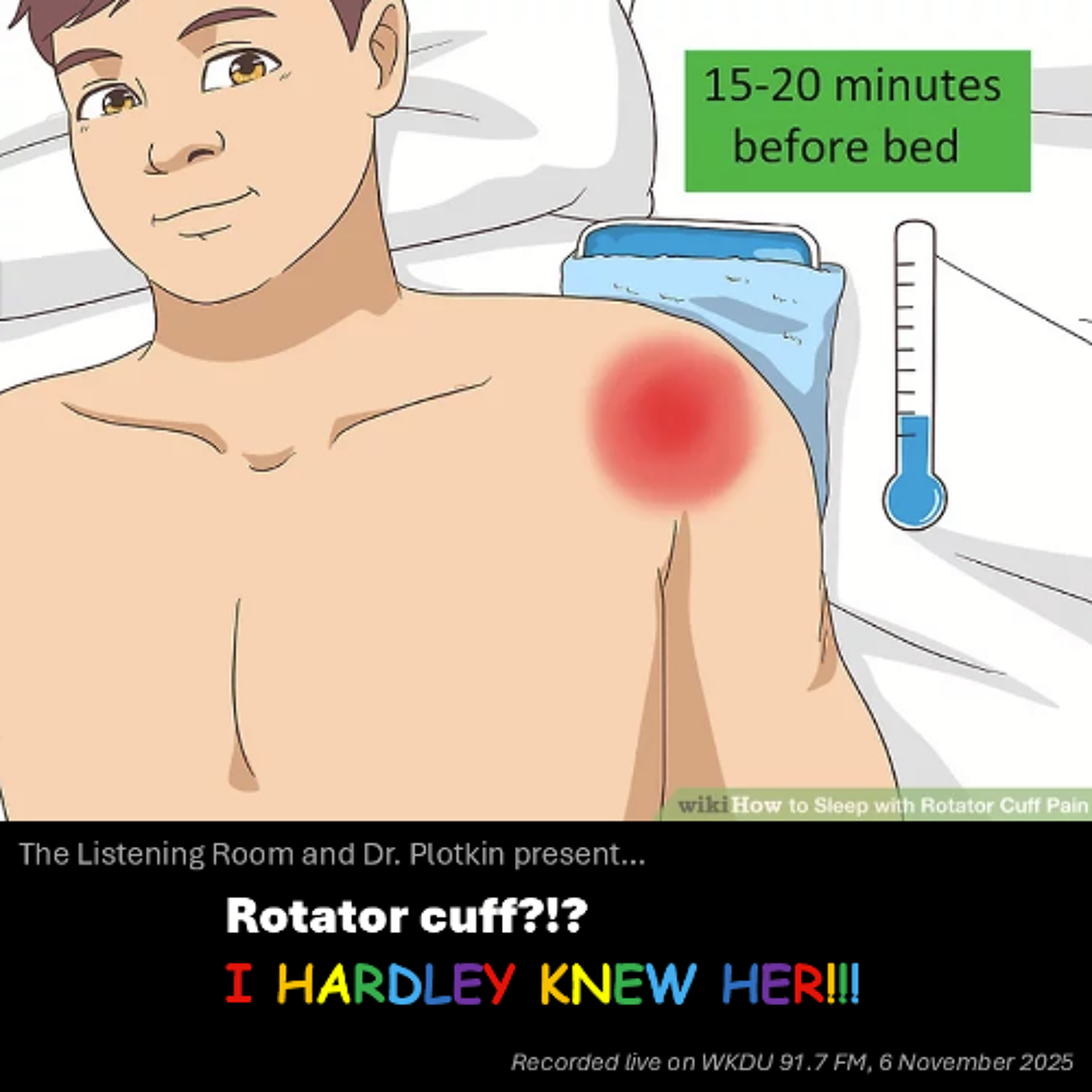 The Listening Room 2025-11-06 Rotator Cuff Recovery episode artwork
