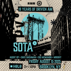 Dave Shichman - 19 Years of Driven AM DnB Set - August 15th 2025