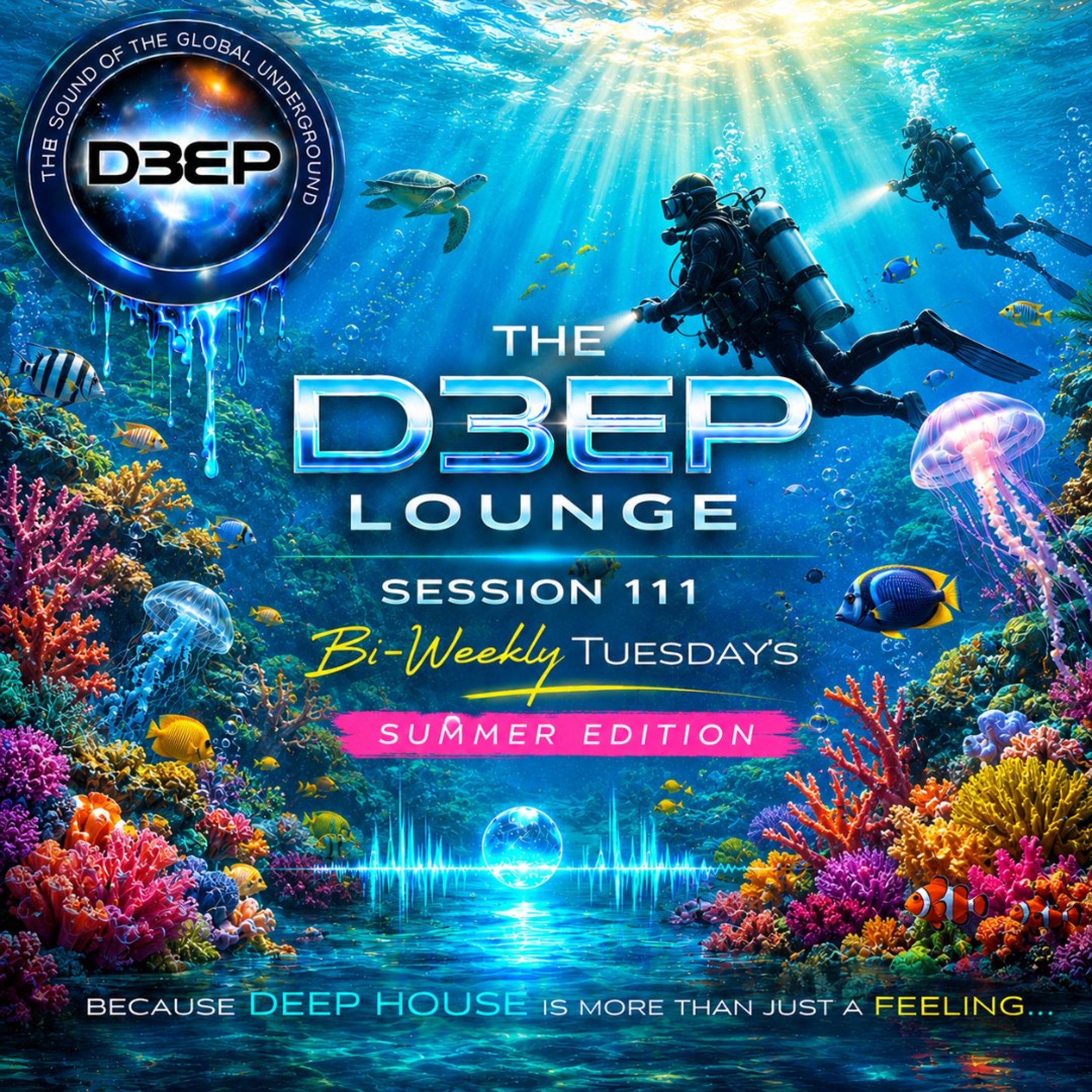 The D3EP Lounge "Session 111" episode artwork