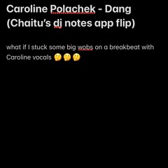 Caroline Polachek - Dang (Chaitu's dj notes app flip)