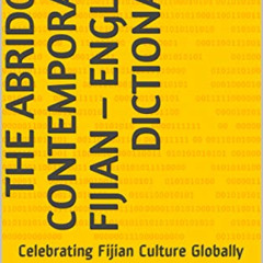 [FREE] EBOOK 🖊️ The Abridged Contemporary Fijian – English Dictionary: Celebrating F