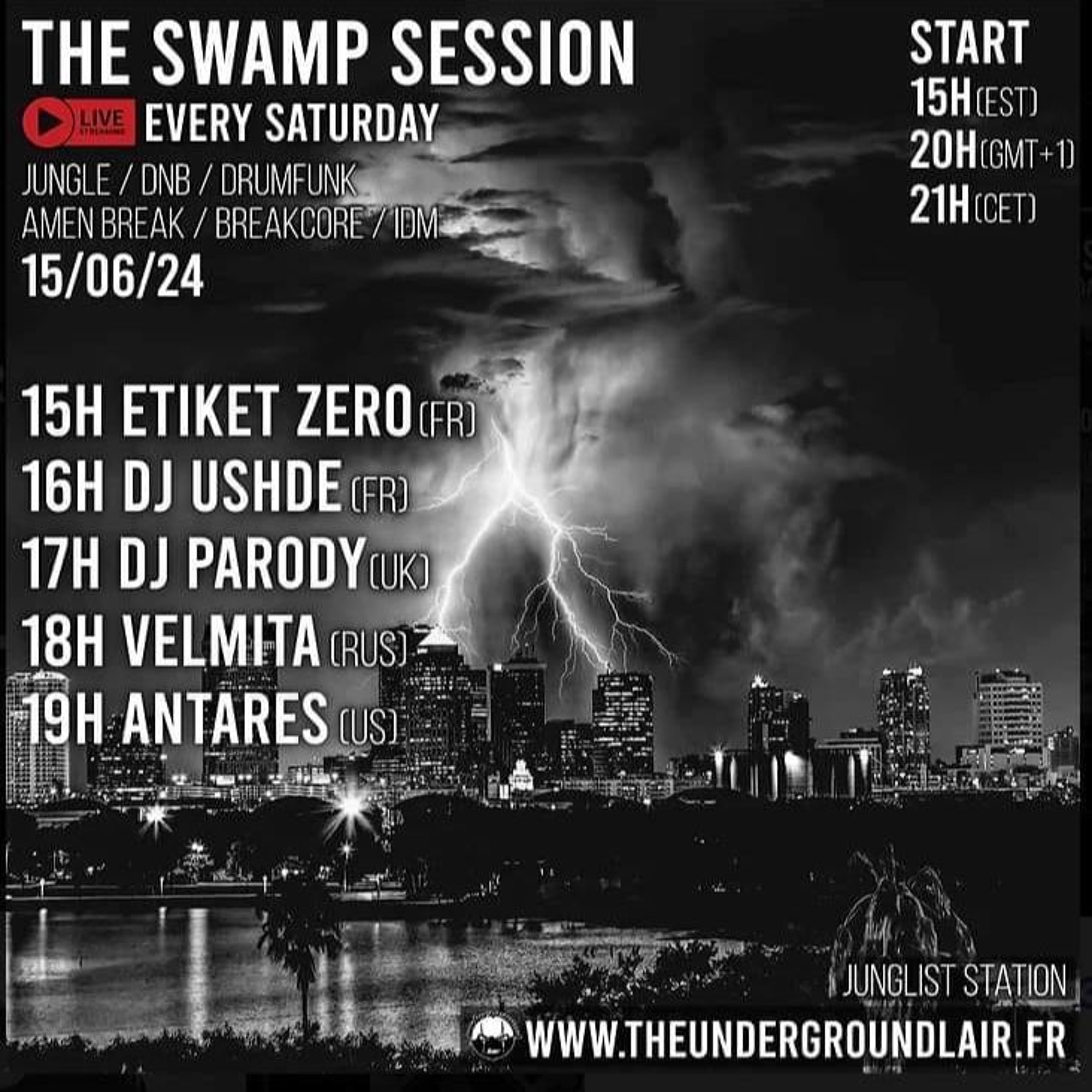 Antares LIVE On The Underground Lair - THE SWAMP SESSION - 15.06.2024 episode artwork