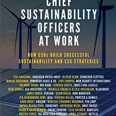 Access EPUB 💝 Chief Sustainability Officers At Work: How CSOs Build Successful Susta