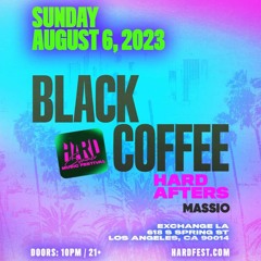 Massio X Black Coffee @ Exchange LA | Hard Fest After Party