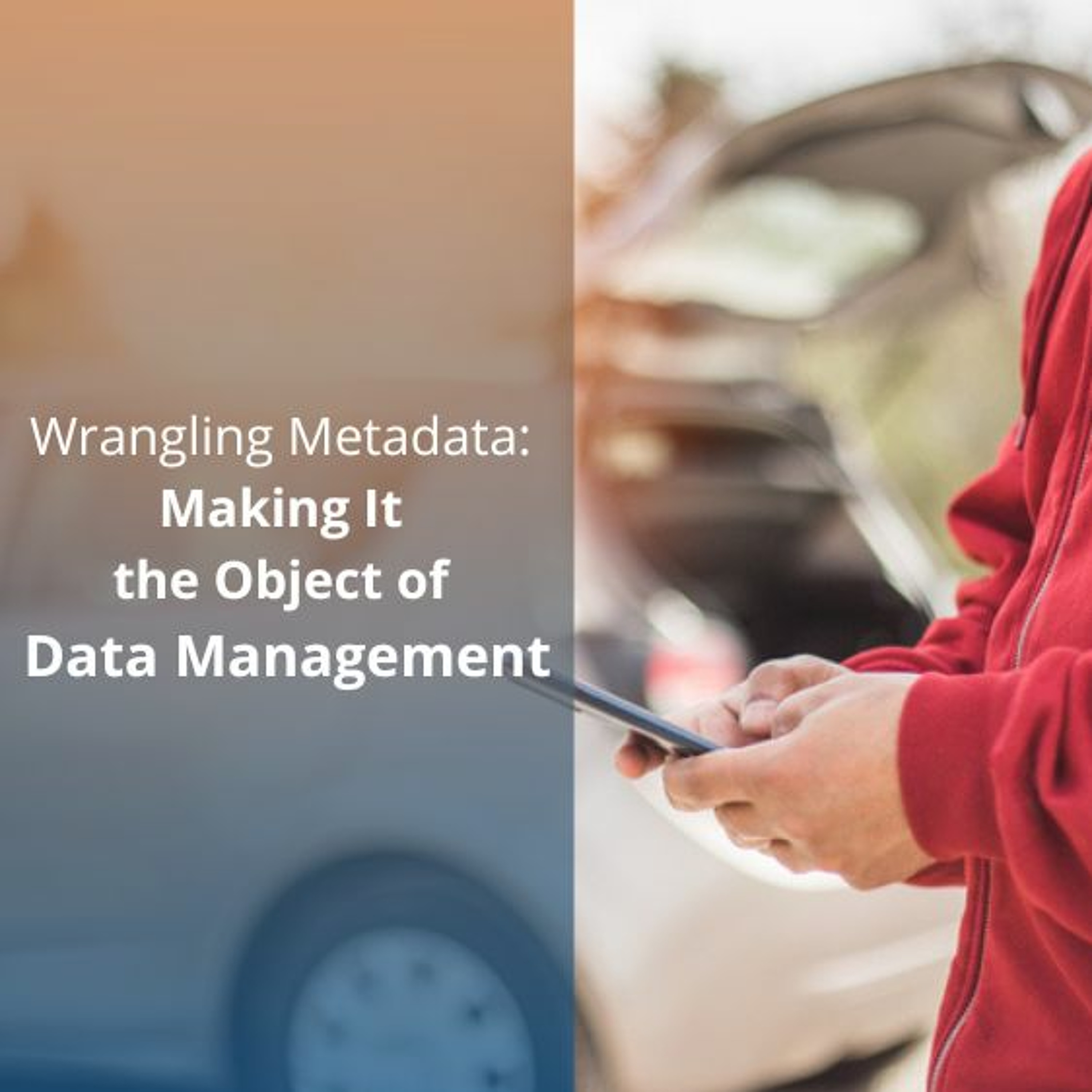 cover of episode Wrangling Metadata: Making It the Object of Data Management - Audio Blog