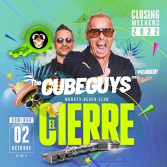 THE CUBE GUYS Live @ Monkey Beach Tenerife - The Closing Party - 2 October 2022