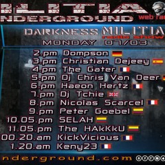 DJ Chris van Deer @ Militia Underground web radio #72 Show 07.03.2022