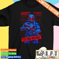 ODST UNSC feet first into hell shirt