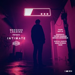 PETER DAMIAN Live from WEEKEND LOADING presents INTIMATE @ PARLOUR SEP 22 2022