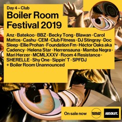Carol Mattos | Boiler Room Festival | Day 4: Club