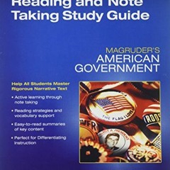 FREE KINDLE 📪 Magruders American Government Reading and Notetaking Study Guide Grade