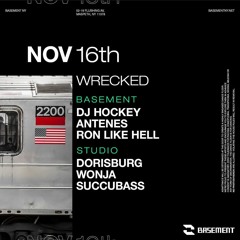 DJ Hockey - Wrecked at Basement NYC