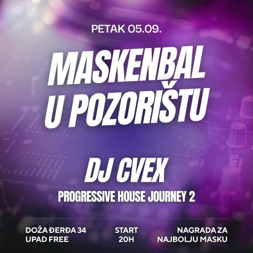 CVEX | Progressive House Journey 2 @ Caffe Pozoriste, Temerin 05.09.2025.