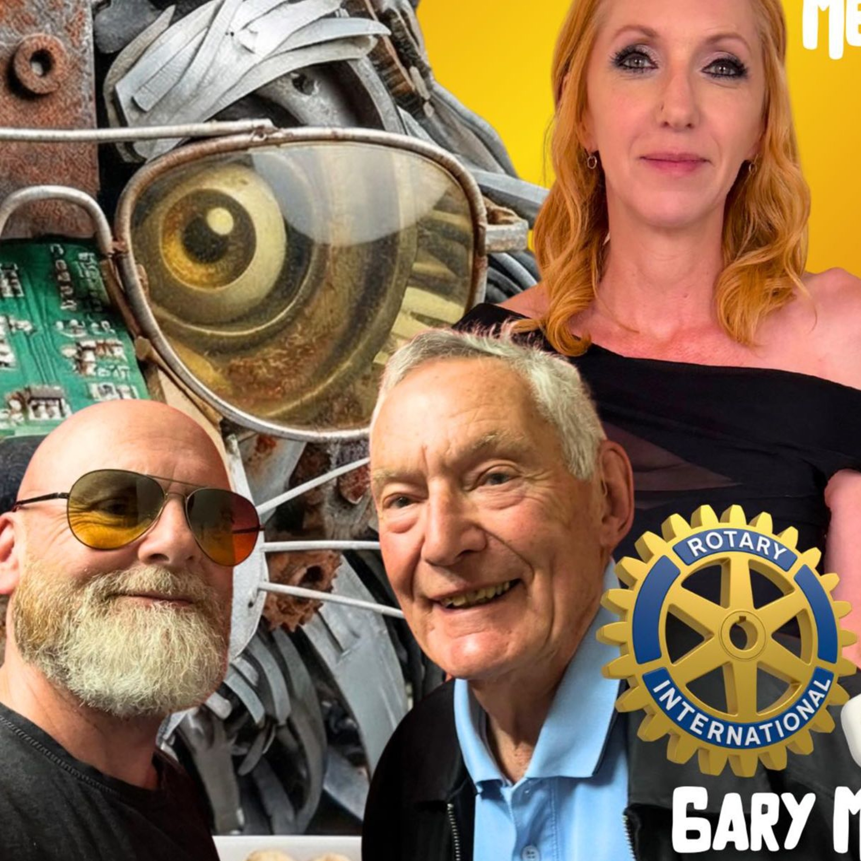 Gary Mason from the Rotary Club of Euroa about their upcoming RAGE • Recycled Art Exhibition