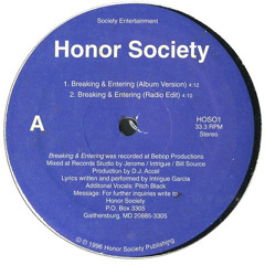 Honor Society - Breaking & Entering (1996)