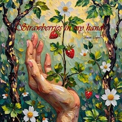 Strawberries in my hand