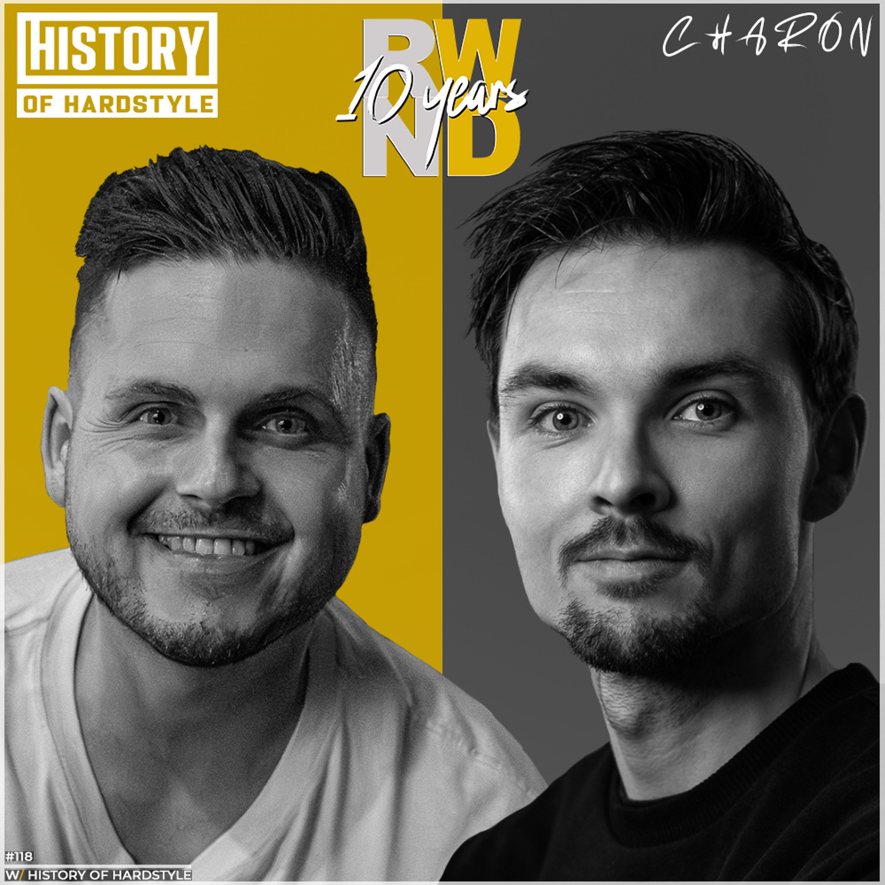 Charon pres. RWND 10 YEARS | w. History Of Hardstyle episode artwork
