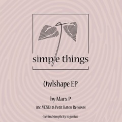 [STUD038] Marx.P - Owlshape (inc. VENDi & Petit Batou Remixes)