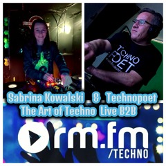Sabrina Kowalski & TechnoPoet Peak Time Hard Techno Explosion rm-fm-techno-live