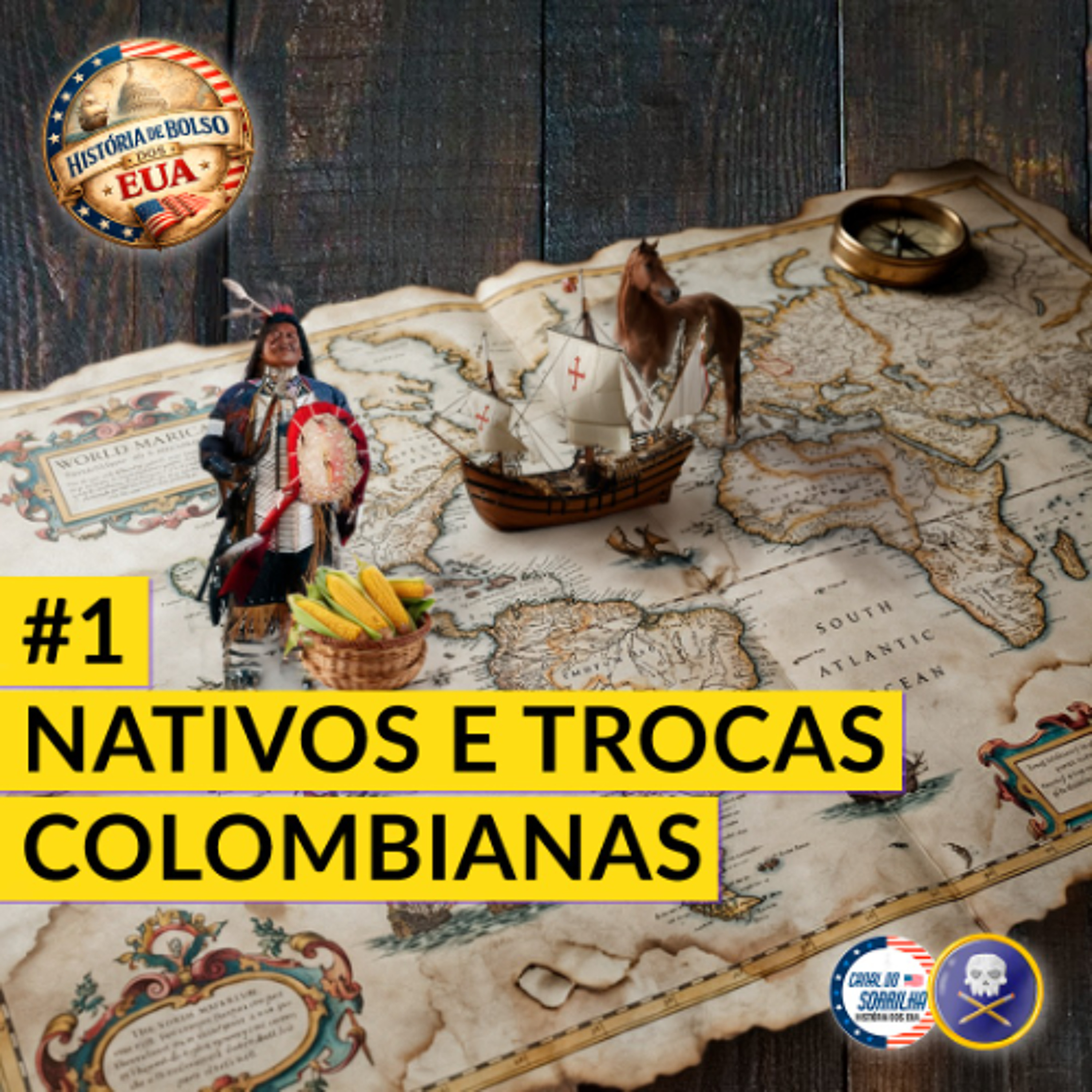 História de Bolso dos EUA #1 - Introdução: Nativos e as Trocas Colombianas