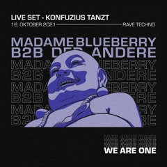 MADAME BLUEBERRY B2B DER ANDERE LIVE @ KONFUZIUS TANZT (16/10/2021)