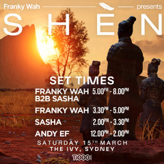 Andy Ef - Live at SHÈN, The Ivy (Warming up for Sasha & Franky Wah) (15-3-25)