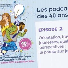 Les Podcasts des 40 ans de la Mission Locale réseaux pour l'emploi du Pays de Lorient : Épisode 2