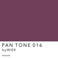 PAN TONE 016 | by WIEK