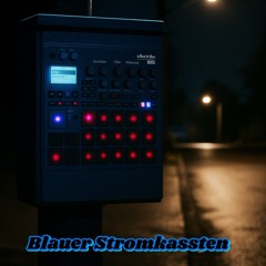 Blauer Stromkasten Hardtekk