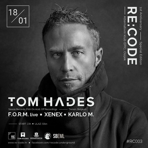 Xenex live at RE:CODE 1st Anniversary | RC003 @ Hangar, Osijek [18.01.2020]
