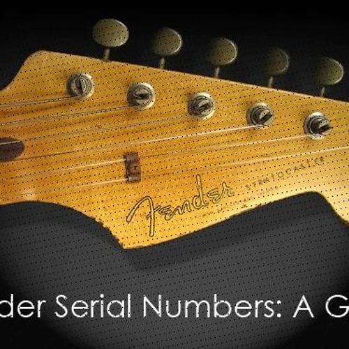 Stream Fender Precision Bass Serial Number Guide by Perikaquicar