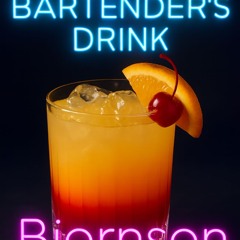 The bartenders drink