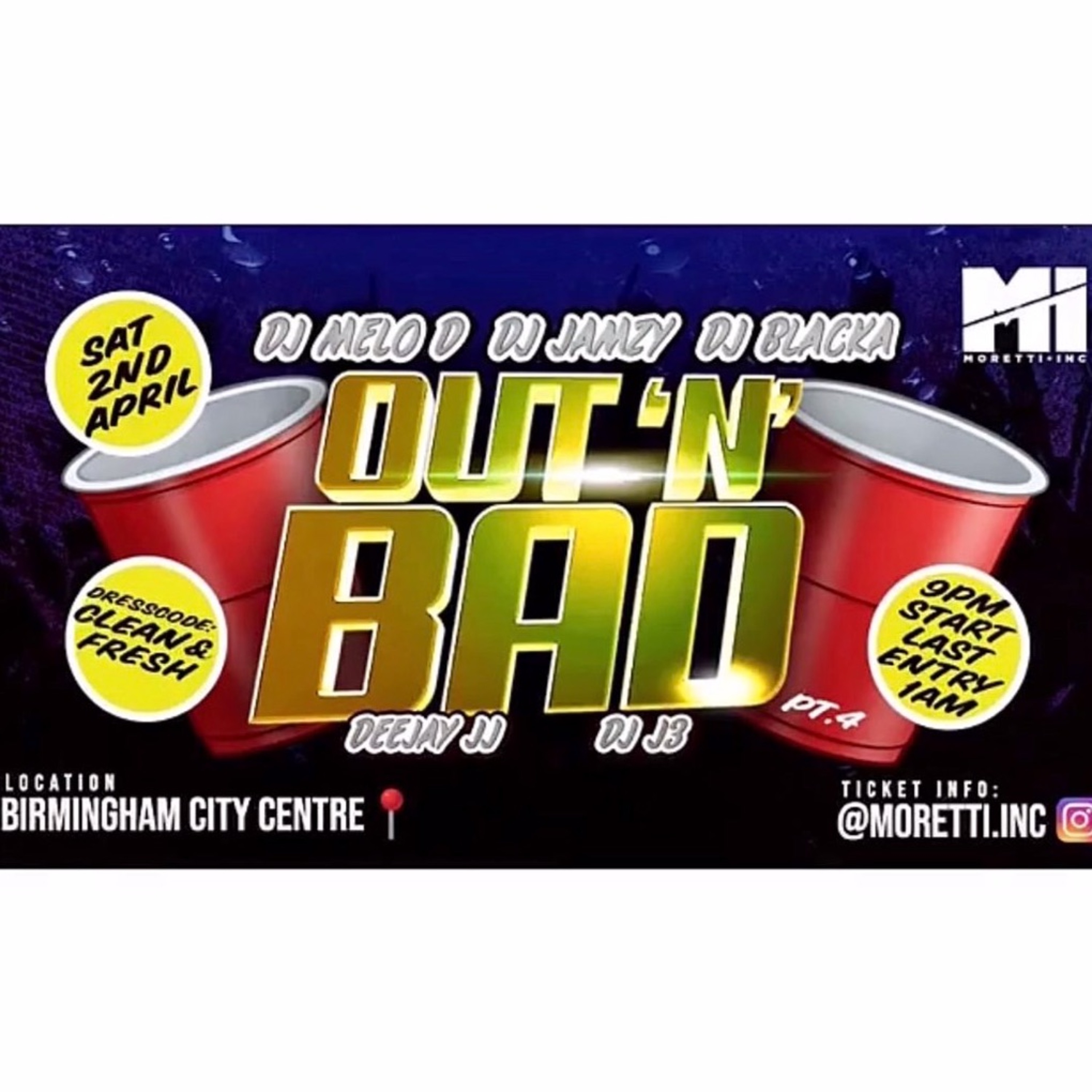 @DJJAMZY @DJBLACKA | OUT ‘N’ BAD PT4 | BIRMINGHAM LIVE AUDIO 2022 🥤 episode artwork