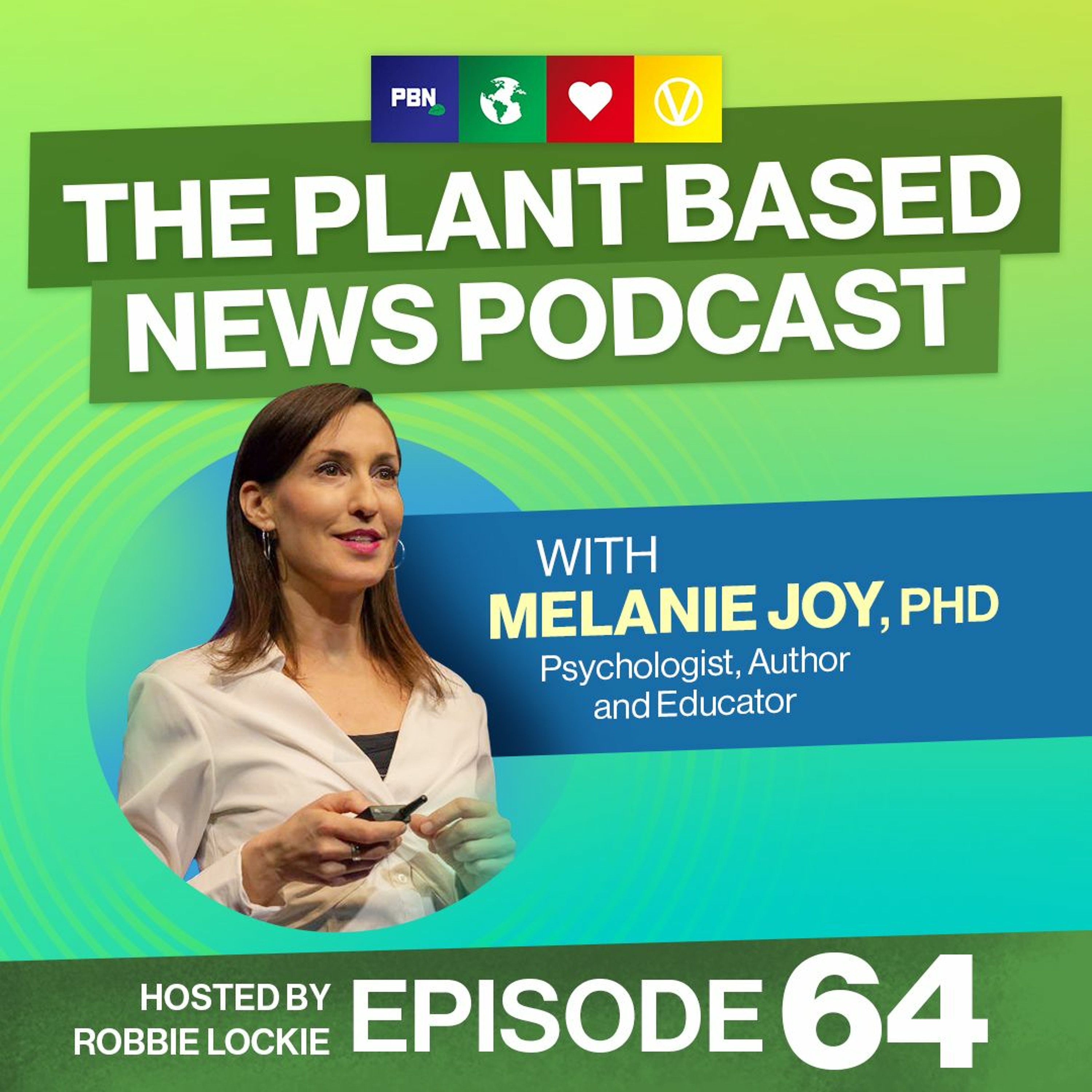 "The Secret Reason We Eat Meat, Psychology & Human Behaviour" featuring Dr. Melanie Joy Episode 64